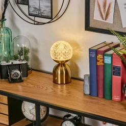 Yngered Lampe à poser LED Laiton, 1 lumière