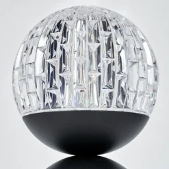 Yngered Lampe à poser LED Noir, 1 lumière