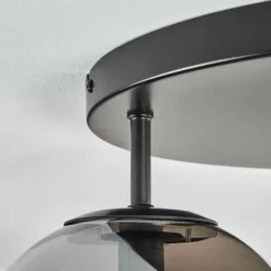 Zernez Plafonnier Noir, 3 lumières