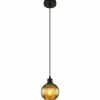 Zumba Suspension Luminaires Globo Lighting Noir, 1 lumière